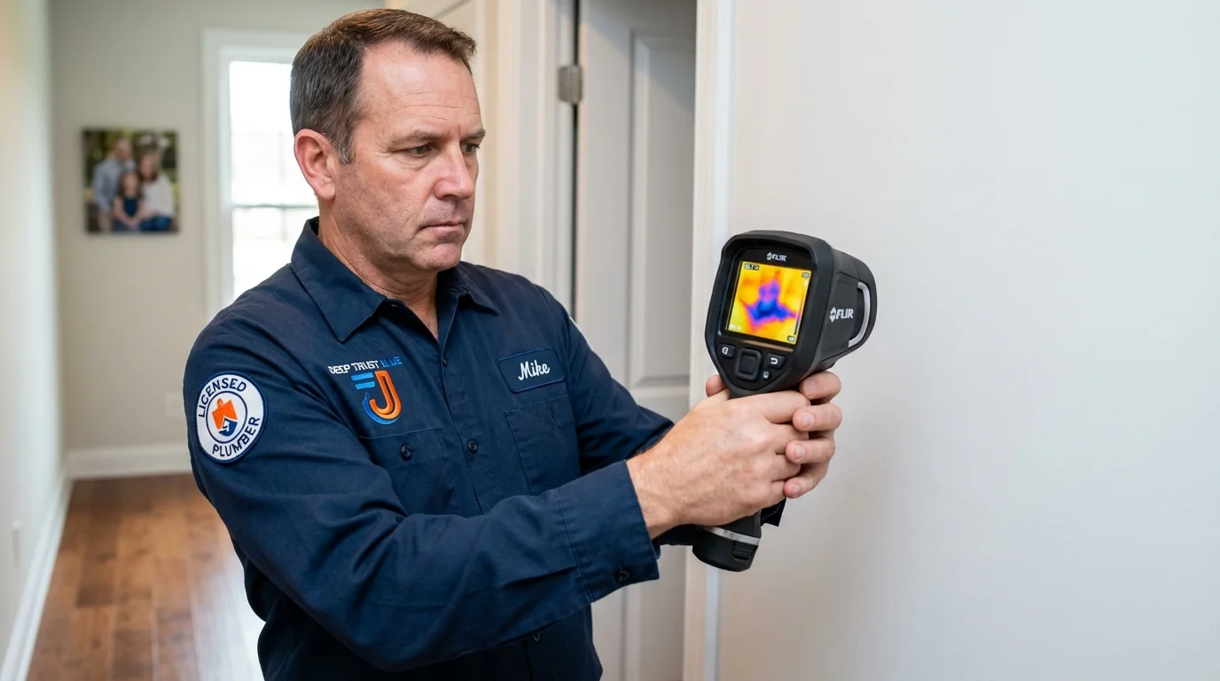 Thermal imaging leak detection by Johns Plumbing LLC in Crestview